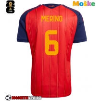 Moške Nogometnih dresov Španija Mikel Merino #6 Domači SP 2026 Kratki rokavi